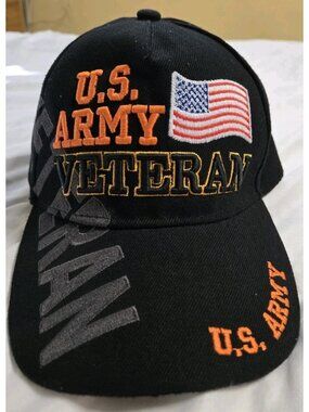 US Army Veterans Embroidered August Sportswear Strapback Hat